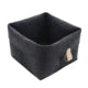 1pc Nordic Felt Storage Basket Living Room Tea Table Black Gray Sundries Storage Basket Cloth Felt Storage Box Bedroom Socks