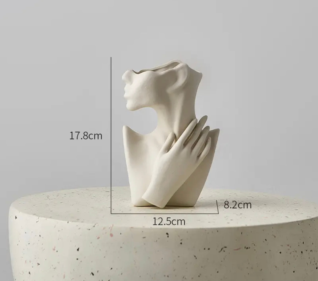 Art Home Decoration Luxury Human Face Vase Desk Accessories Sculptures & Figurines