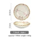 7.5inch Japanese Household Noodle Bowl Ceramic Soup Bowl With Handle Salad Pasta Bowl Kitchen Tableware Microwave Oven Bakwar