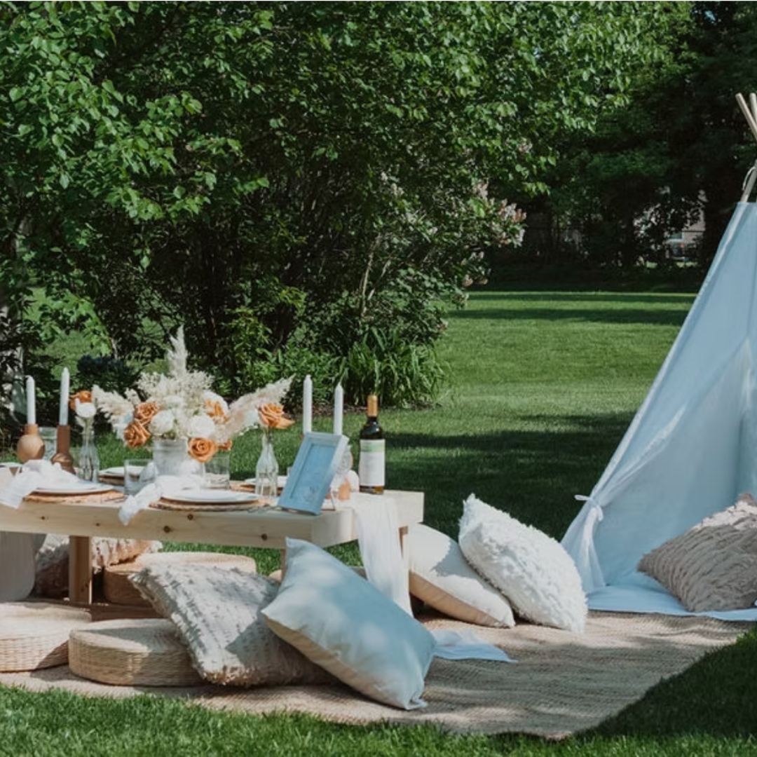 Boho Theme Picnic Setup For an Unforgettable Experience