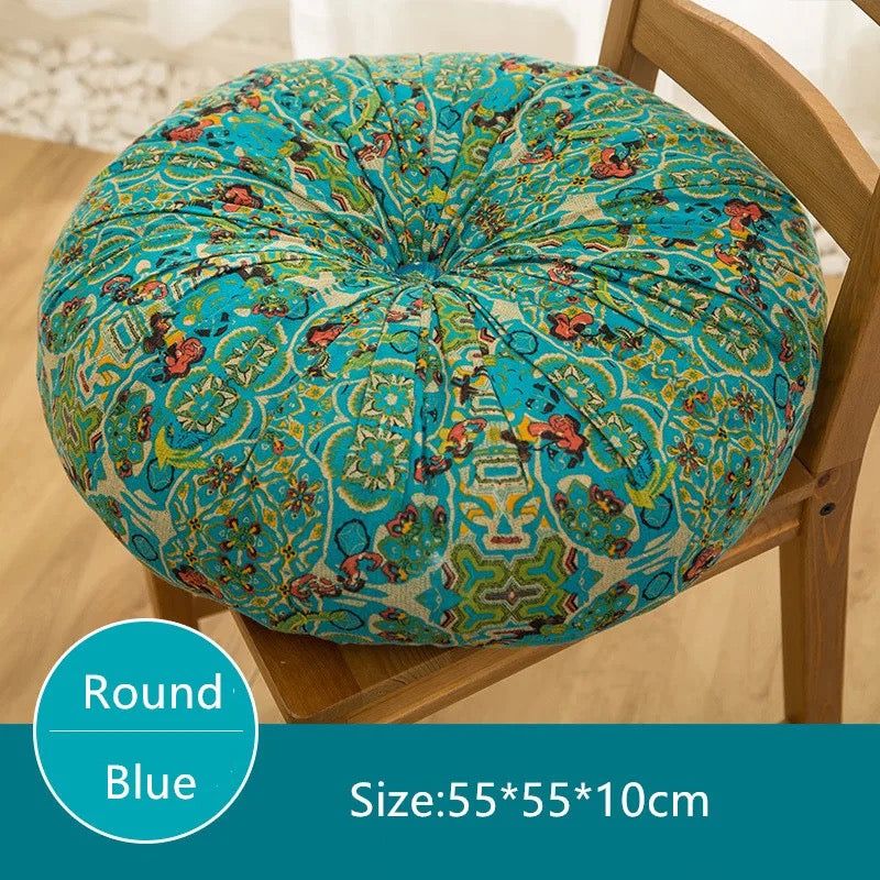 Bohemian Round Floor Seat Cushions
