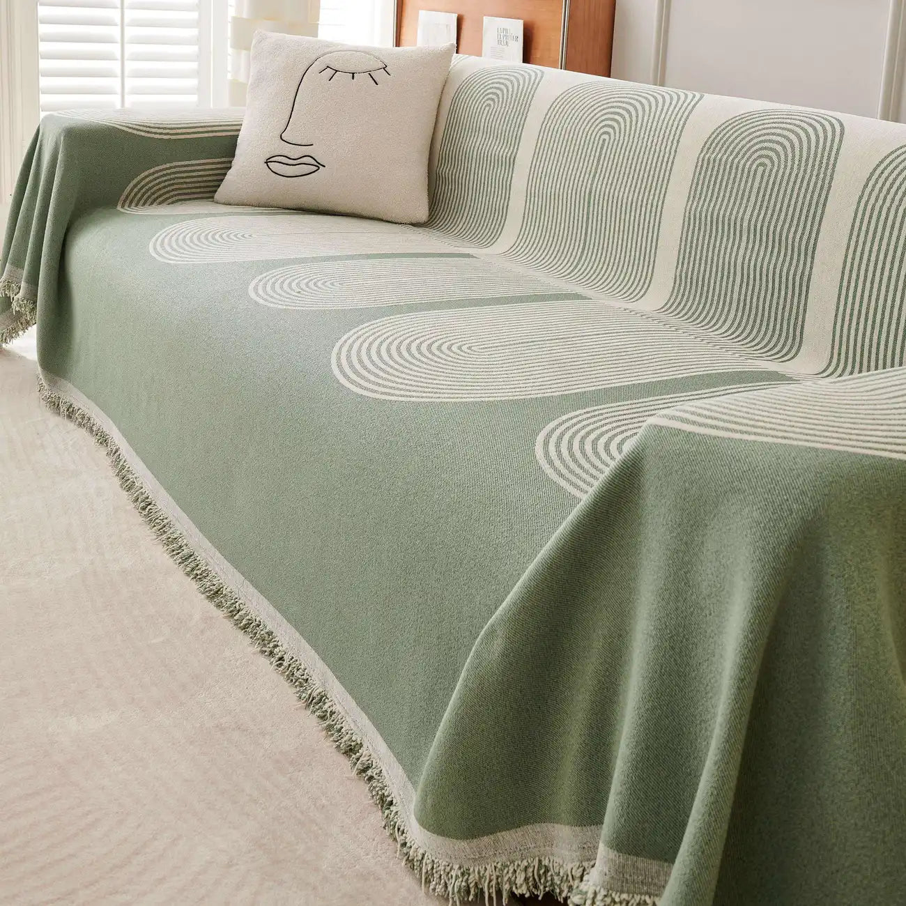 Bohemian Style Chenille Sofa Throw Covers