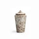 Ceramic Tea Pot Airtight Jar Stoneware Retro Japanese Style Moisture-proof Mini Trumpet Travel Portable Storage Jar Creative