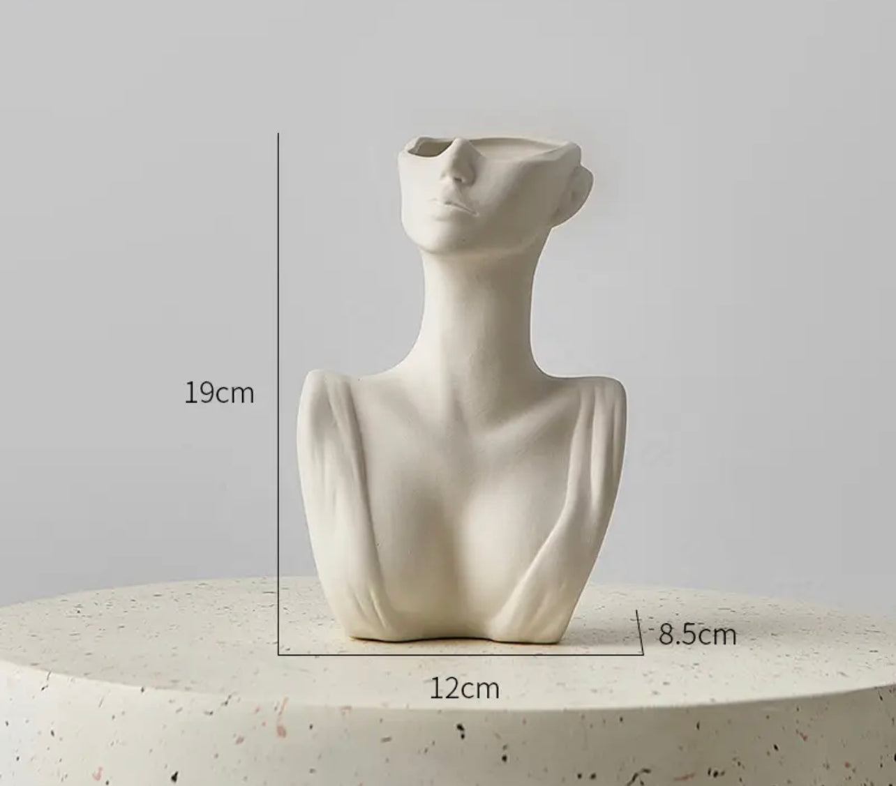 Art Home Decoration Luxury Human Face Vase Desk Accessories Sculptures & Figurines