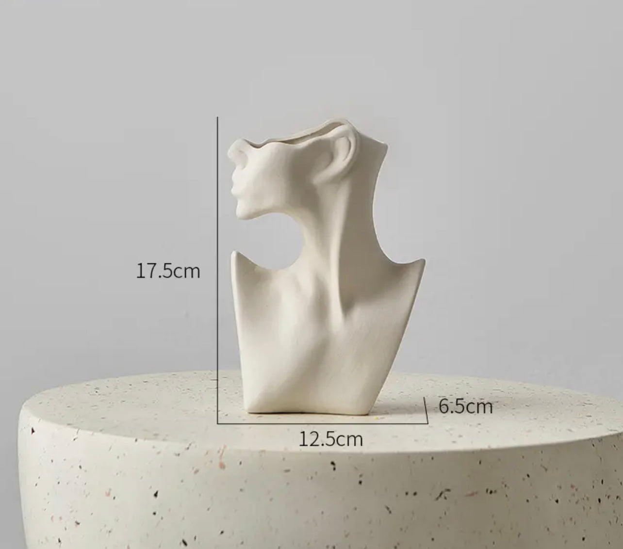 Art Home Decoration Luxury Human Face Vase Desk Accessories Sculptures & Figurines