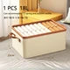 Household Clothing Storage Box Wardrobe Dustproof Storage Box Foldable Bedroom Clothing Storage Organizador