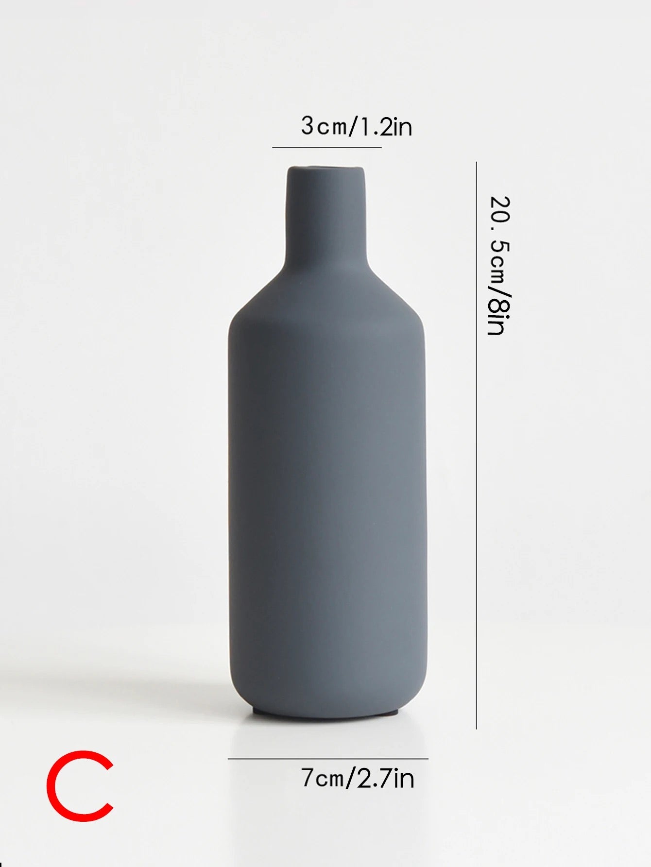 Dark Grey Living Room Decoration Vases for Home Decor