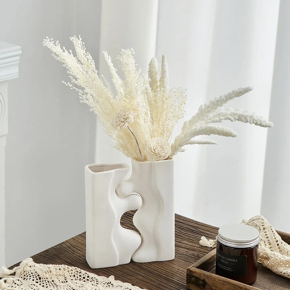 Black &White Garden Pots & Planters Table Decorations Flower Vase
