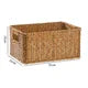 Multi-Purpose Storage Basket for Home and Cabinet Organization - Wicker-like Handwoven Basket with Handles