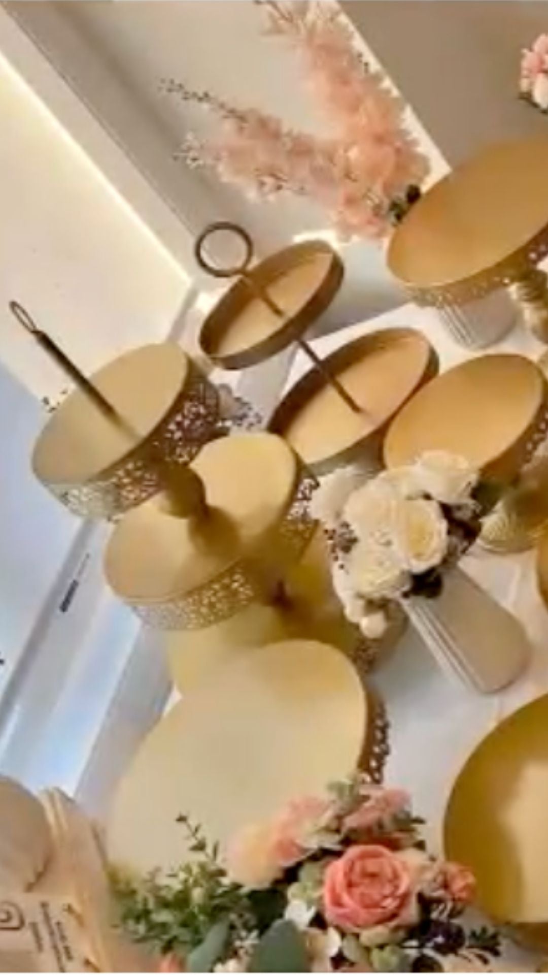 Dessert Table Rental - for special days events including 20 gift items and 3 dessert stand