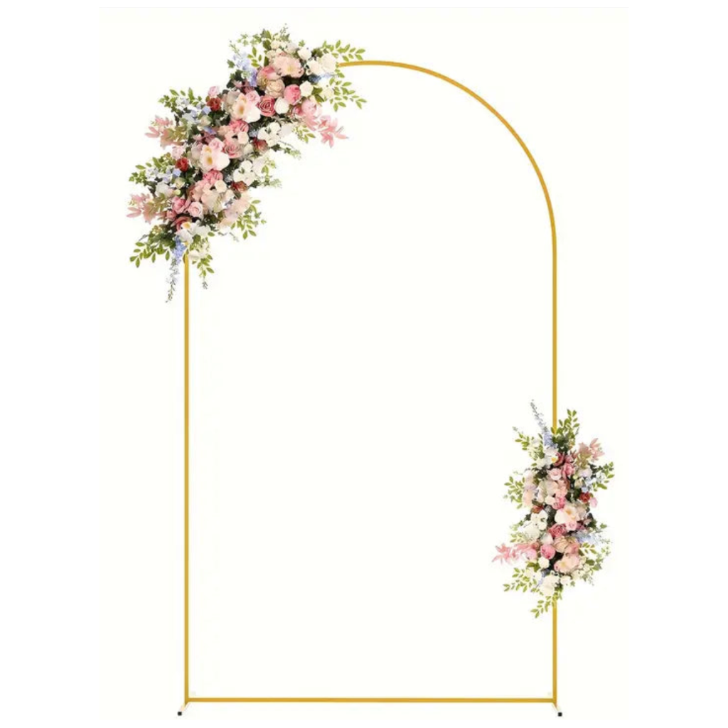 Backdrop Rental - with White Silk Cover - Easy To Go - Large & Wide to go with any decor backdrop