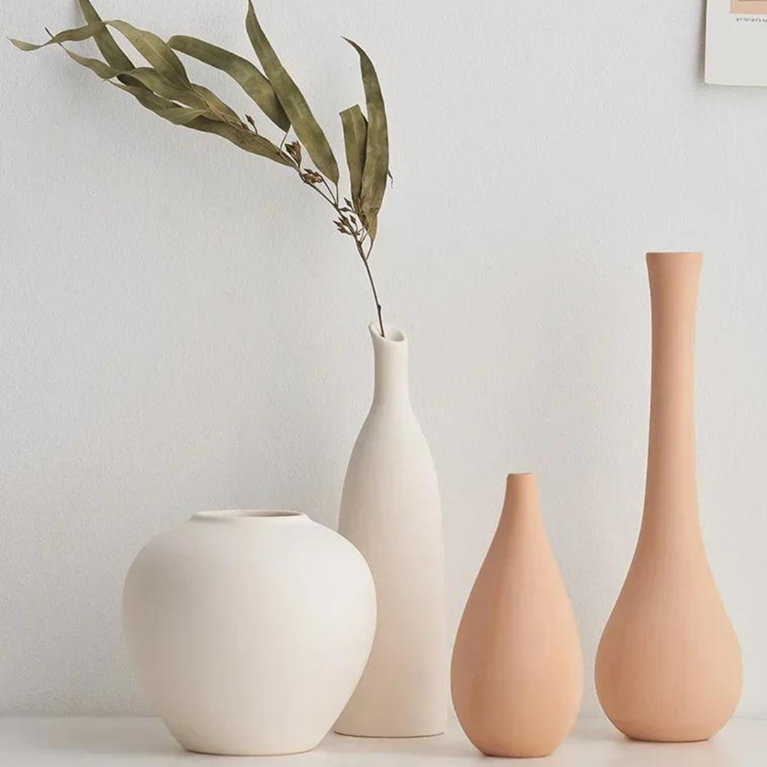 White Ceramic Vase Living Room Decoration