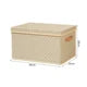 Thick folding storage box with lid Fabric Box Storage Clothes Organizer Cabinets With Lid Wardrobe Clothes Storage Organizers