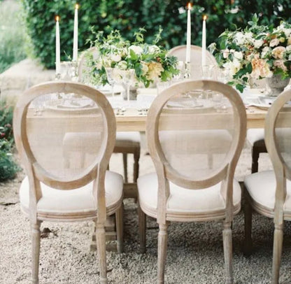 Elegant Vintage Upholstered Chair Set for Events, Party and Decor Rental