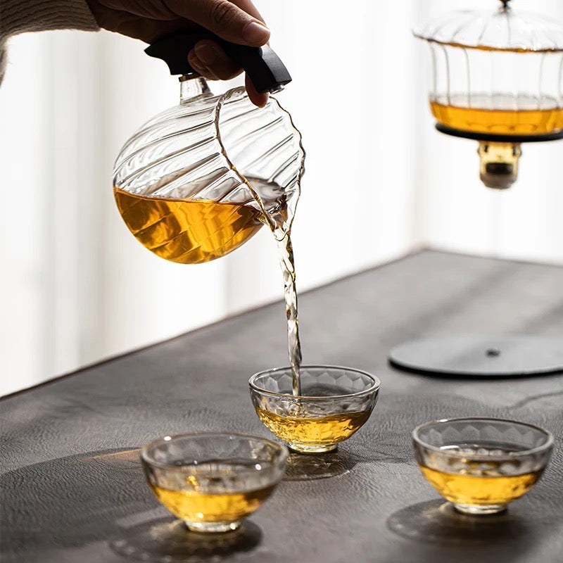 Infuser Drinking Flower Arrangement Teapot