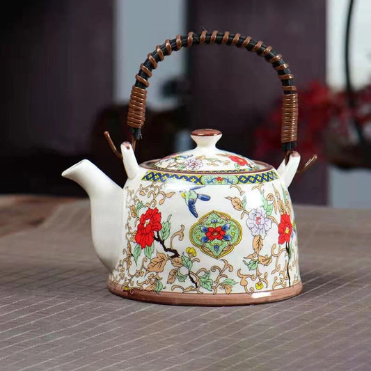 High Quality multicolour Porcelain Teapot
