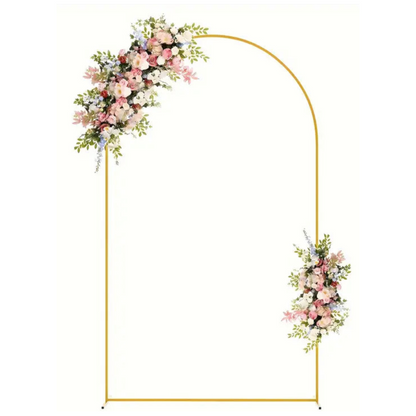 Backdrop Rental - with White Silk Cover - Easy To Go - Large & Wide to go with any decor backdrop