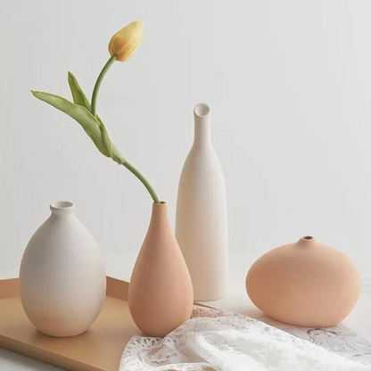 White Ceramic Vase Living Room Decoration