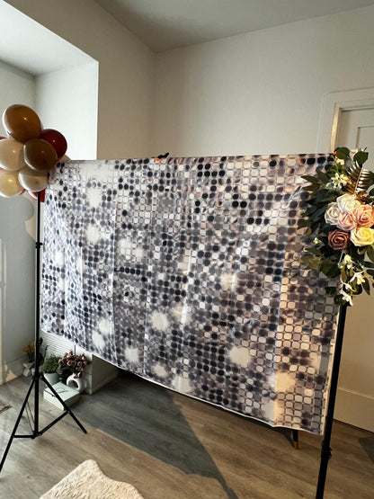 PhotoBooth Rental with Props - birthday and special events including sequin color choice based on the theme