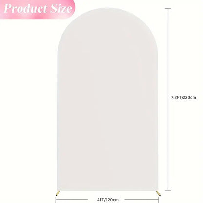Backdrop Rental - with White Silk Cover - Easy To Go - Large & Wide to go with any decor backdrop